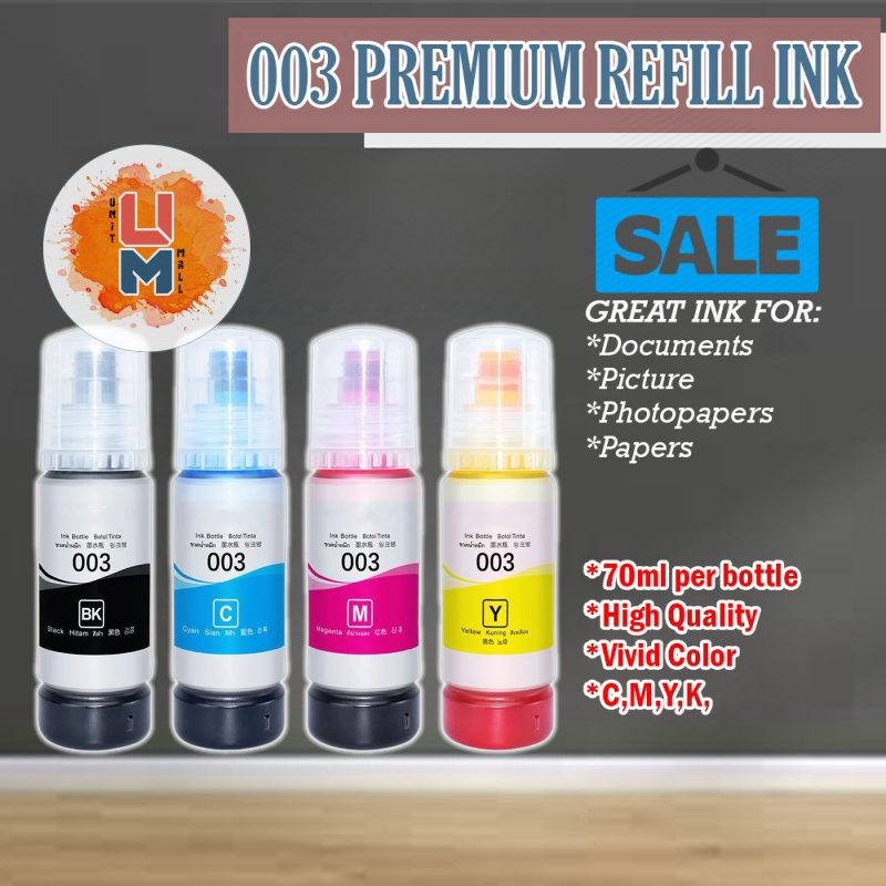 Epson 003 Black ink - Best Prices and Online Promos - Jul 2026 | Shopee ...