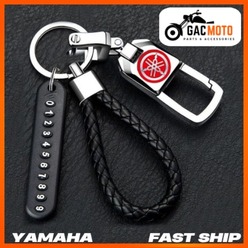 Motorcycle Keychain Aluminum Metal for Yamaha Key | Shopee Philippines
