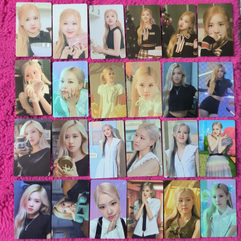 (ROSE) Onhand Blackpink Official Photocards The Game | Shopee Philippines