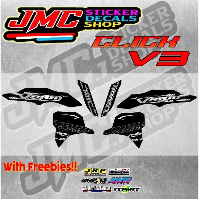HONDA CLICK V3 VARIO DECALS QUALITY LAMINATED DECALS | Shopee Philippines