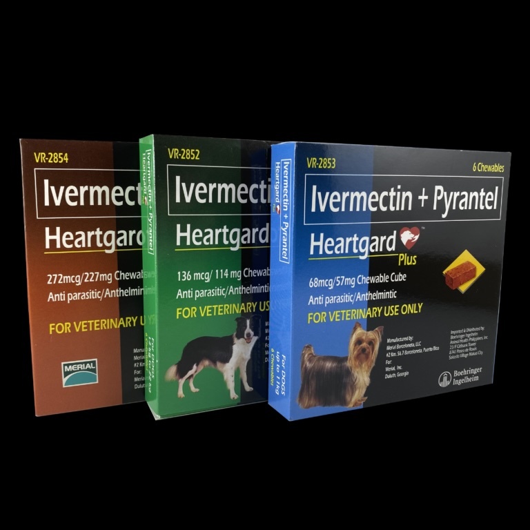 HEARTGARD PLUS Anti Parasitic Chewable Cube for Dogs SOLD PER BOX ...