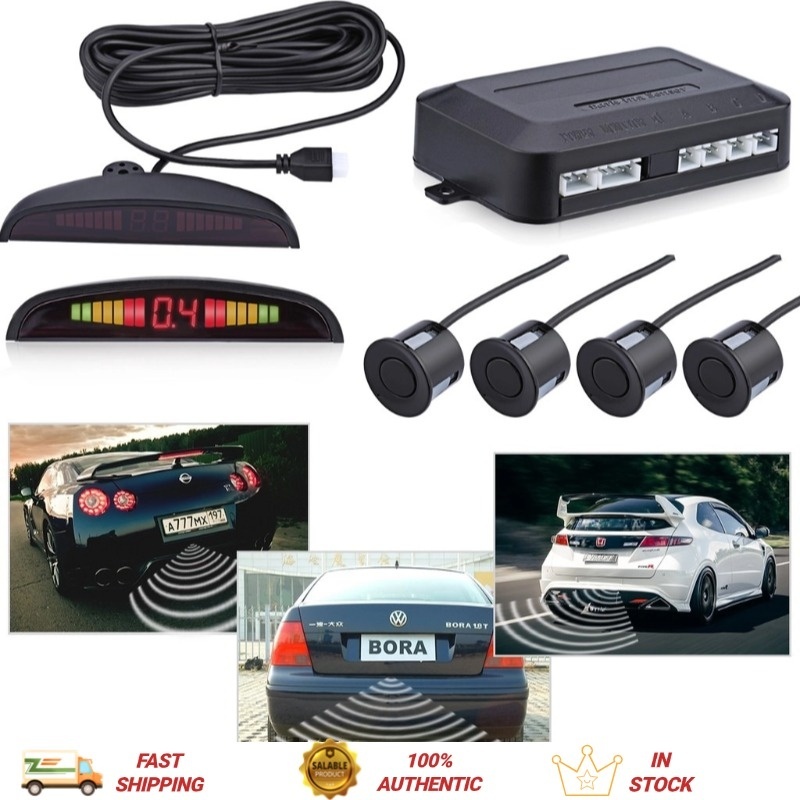 Car Parking Sensor LED Car Reversing Radar Kit with Digital Color LED ...