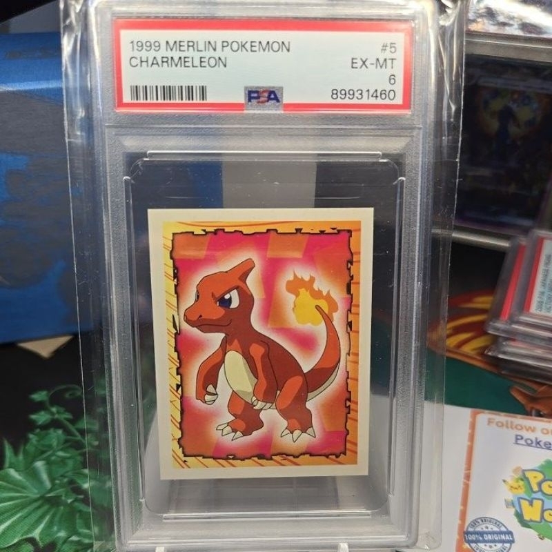 PSA 6 - Charmeleon 5 - 1999 Merlin Collection - Vintage Pokemon ...