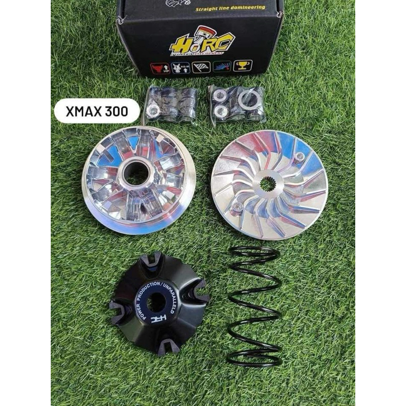 HIRC Scooter Pulley Set with flyballs and center spring XMAX 300 (plug ...