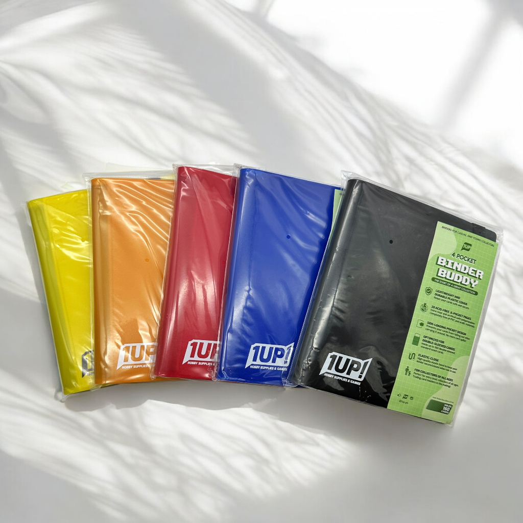 4-Pocket Strap Card Binder by 1UP | 160 Pocket Album | Fits Standard ...