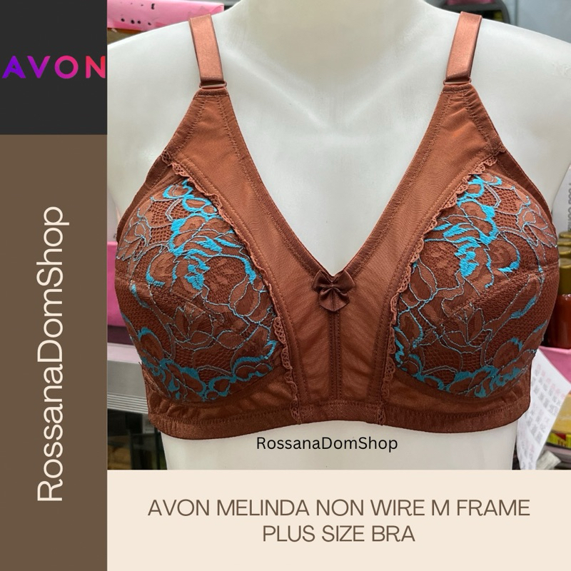 Avon Melinda non-wire M-frame lace bra | Shopee Philippines
