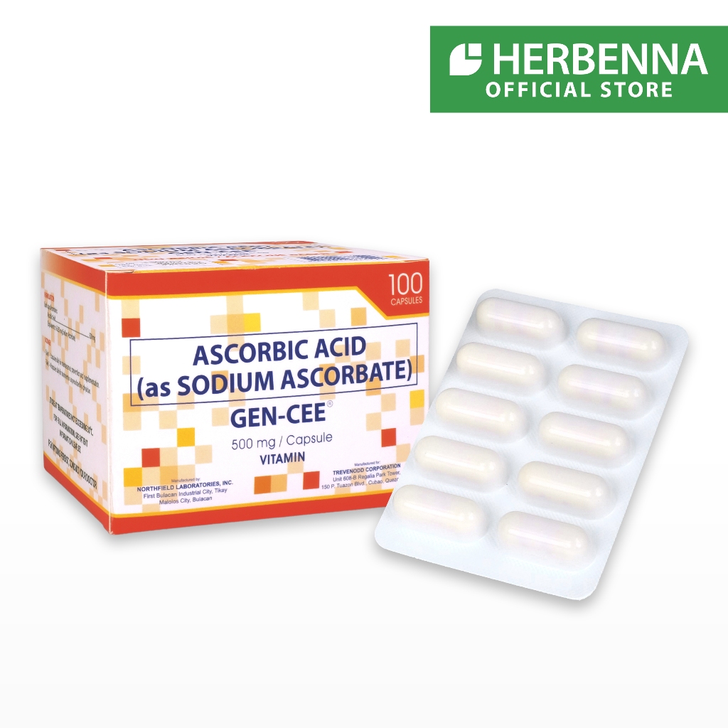 GEN-CEE Vitamin C Ascorbic Acid Sodium Ascorbate | Shopee Philippines