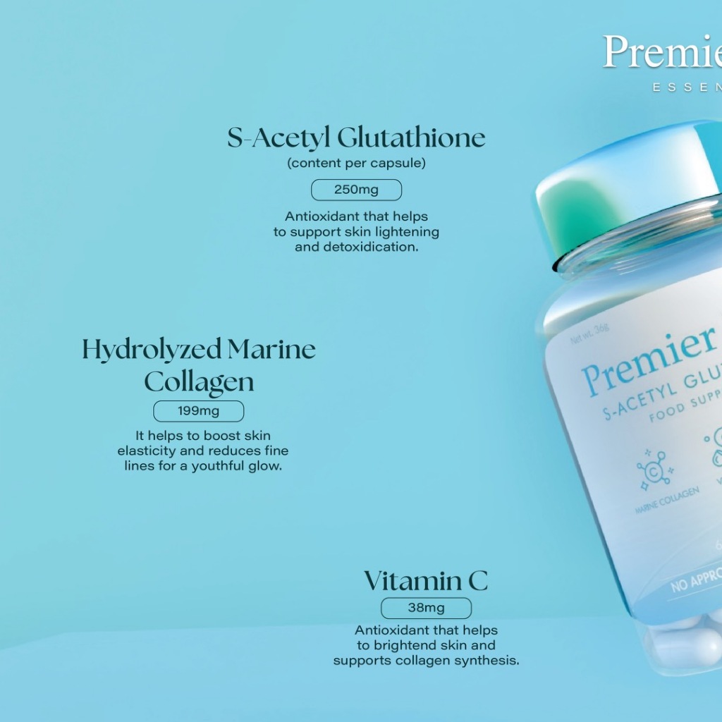 Premier Drip S-Acetyl Glutathione SOLO 60 Caps | Skin Brightening,  Antioxidant & Wellness Support | Shopee Philippines