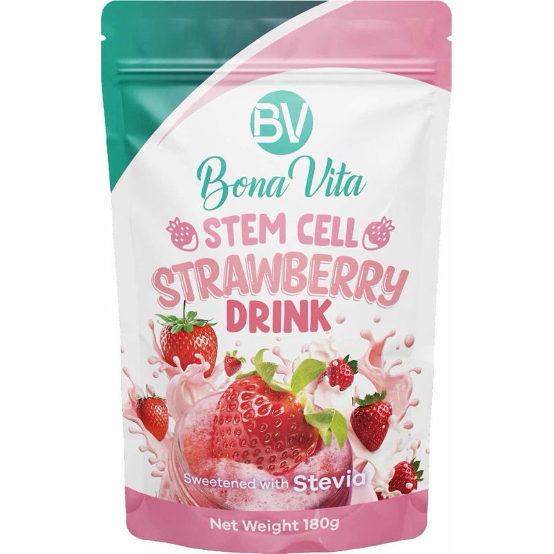 BO|Bonavita Stem Cell Strawberry Drink Collagen Glutathione Stevia 1 ...