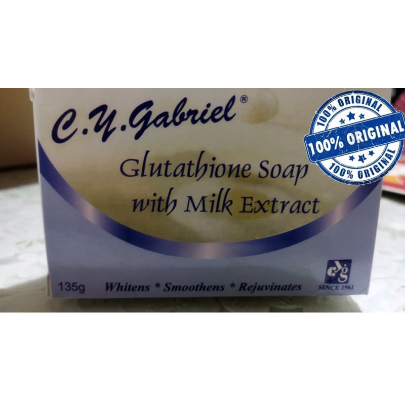 cy gabriel glutathione with milk C.Y. Gabriel Glutathione Soap with Milk Extract - 135g