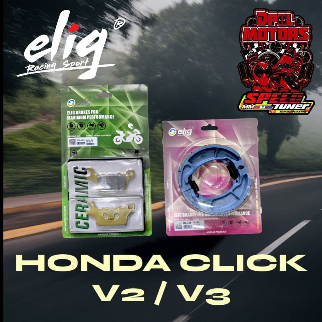 ELIG Brake Pad HONDA CLICK V2/V3 | Shopee Philippines