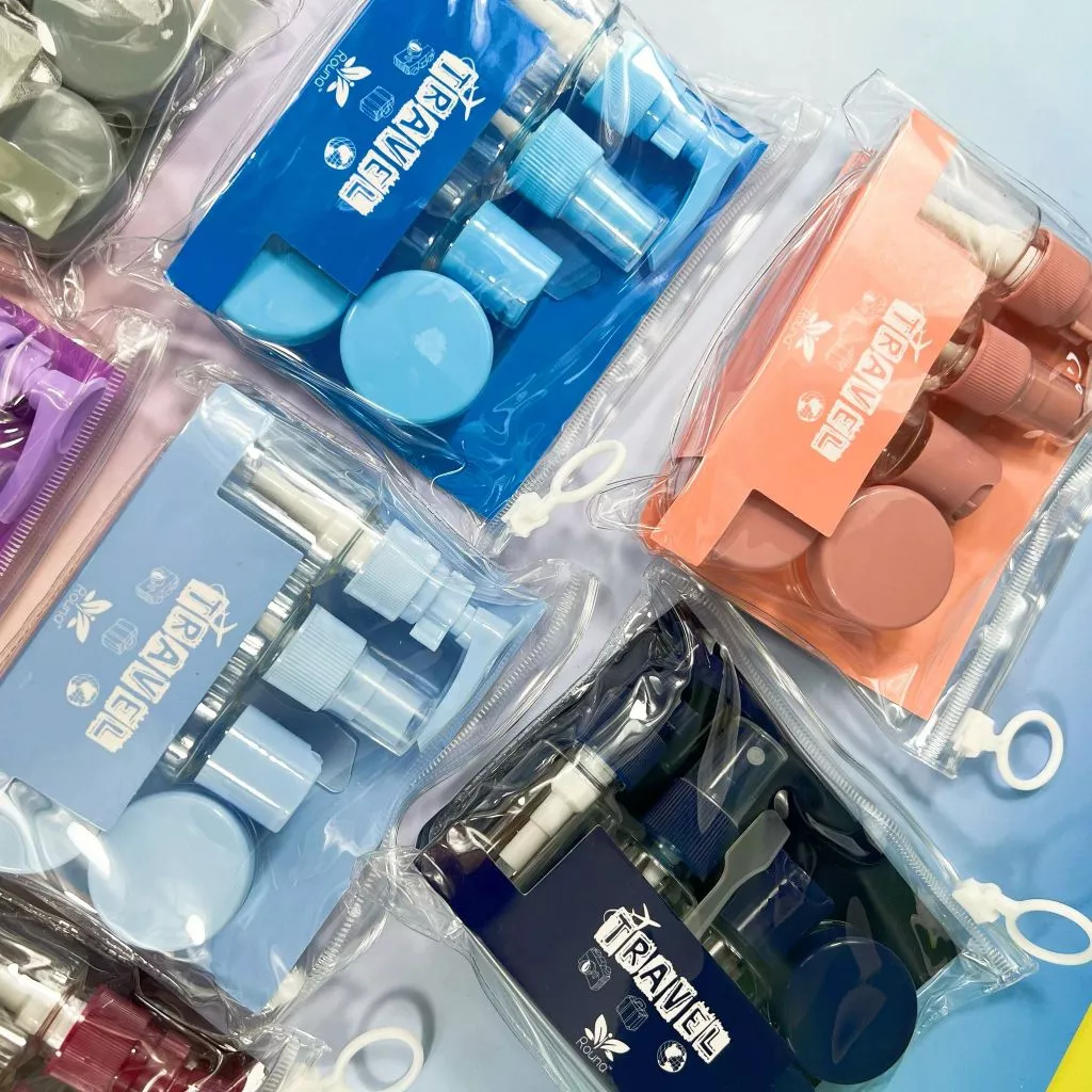 6Pcs Travel Bottles Travel Kit Set Cosmetic Skincare Liquid Packaging ...
