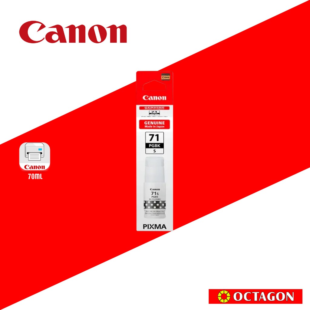 CANON GI-71S BLACK INK BOTTLE 70ML | Shopee Philippines