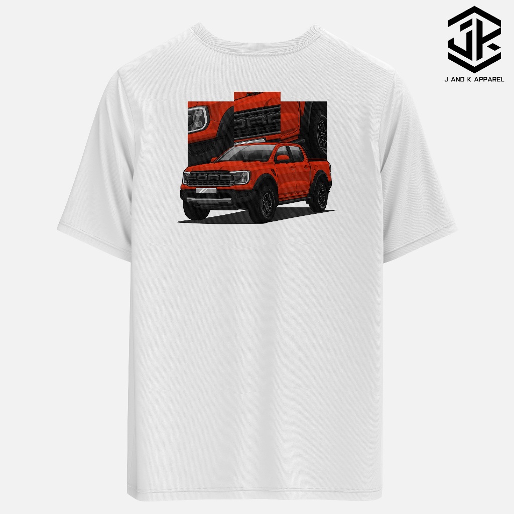 Ford Ranger Raptor Car Shirt V2 - Code Orange | Shopee Philippines