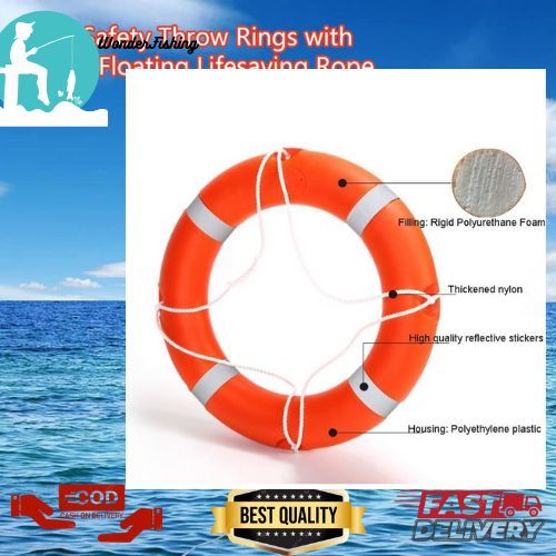 1PCS Life Ring 2.5KG Safety Swimming Life Ring Buoy Rescuer Vest Sports ...