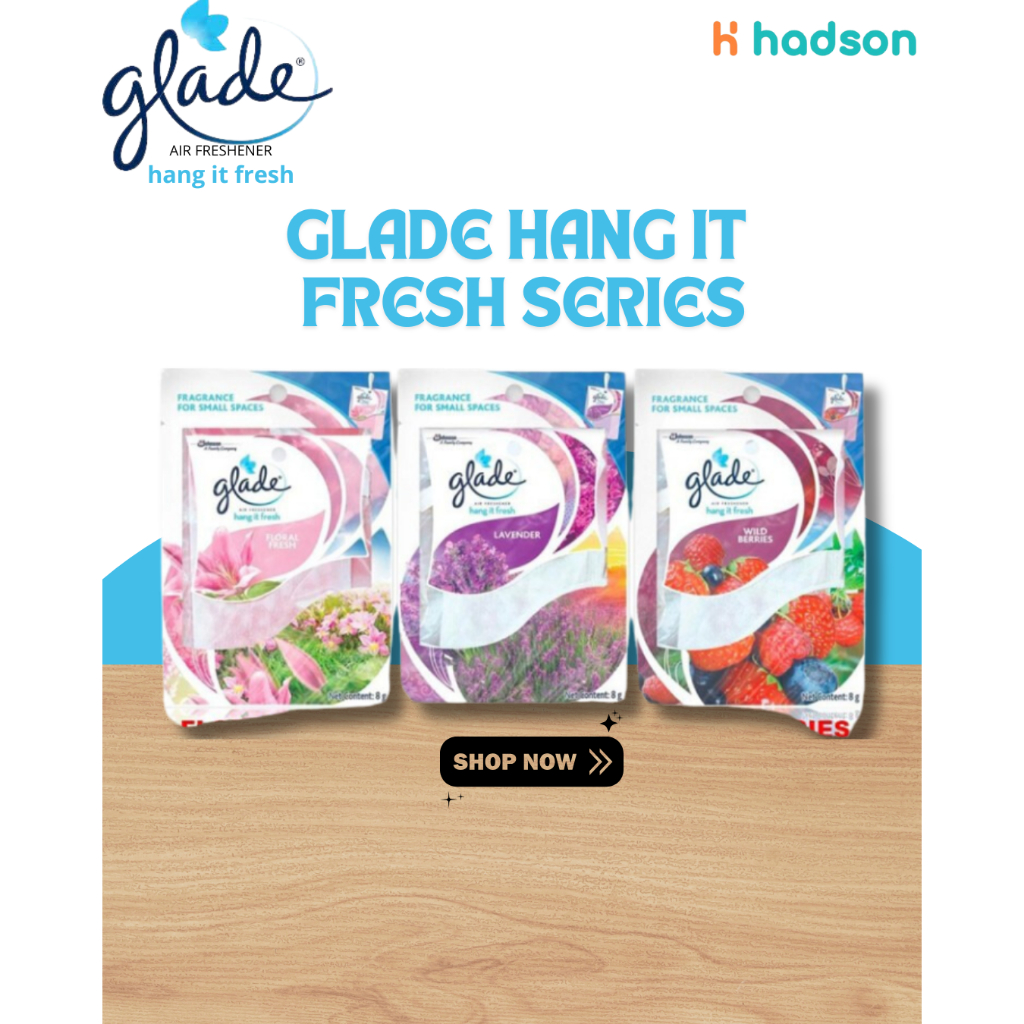 GLADE HANG IT 8G LAVENDER / FLORAL FRESH / WILD BERRIES BOX (24PCS ...
