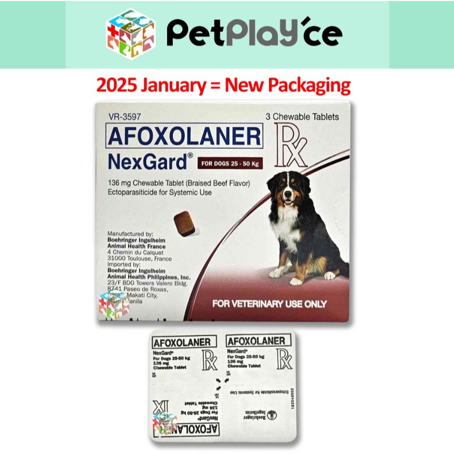 Nexgard Regular Anti Tick & Flea with Free Sticker for DOGS by BI ...