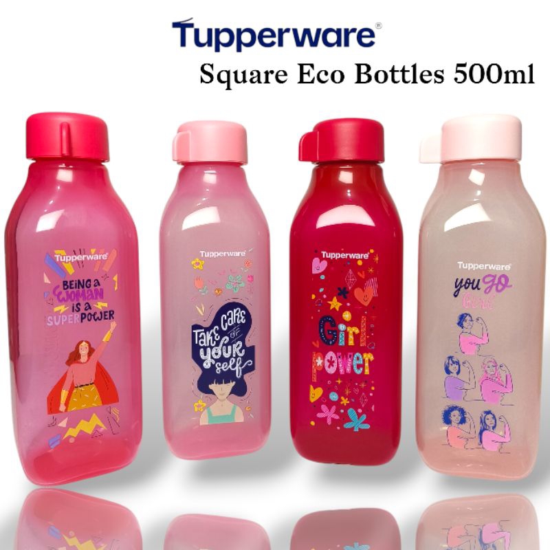 Tupperware Square Eco Bottle 500ml (Read description before placing ...