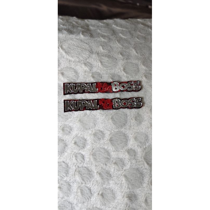 KUPAL KA ba boss acrylic emblem (2pcs)(1pc) | Shopee Philippines