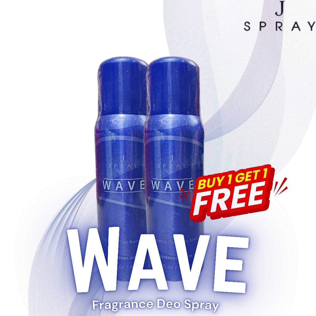 J Spray Wave Fragrance Deo Spray 60ml | Shopee Philippines