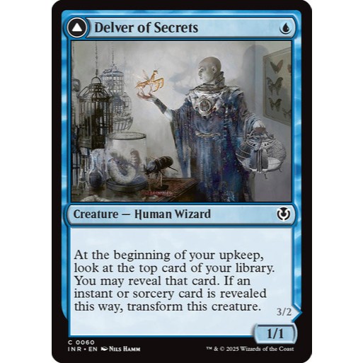 Magic: The Gathering | Delver of Secrets // Insectile Aberration ...