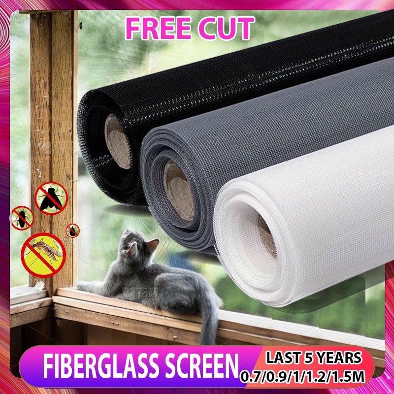 1M Fiberglass Screen Wire Mesh Mosquito Protection Windows Doors ...