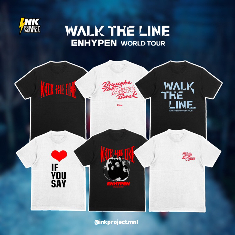 ENHYPEN fan-made T-Shirt merch by Ink Project MNL | Shopee Philippines