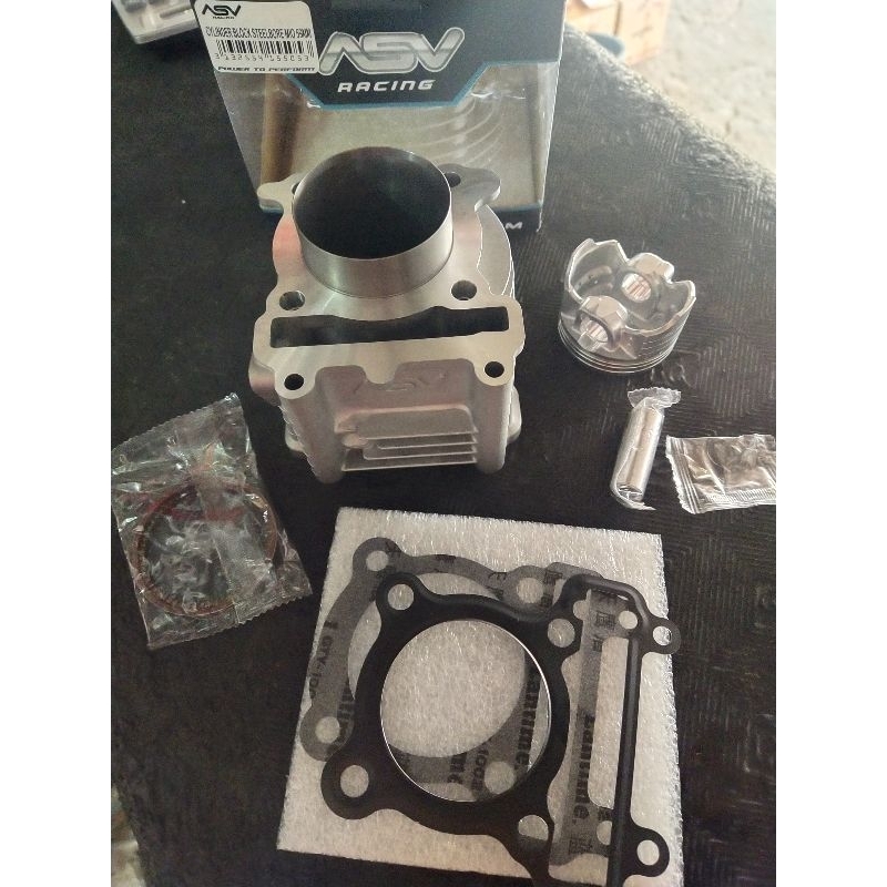 ASV Cylinder block aluminum 59MM STEELbore/CHROMEbore for Yamaha MiO ...