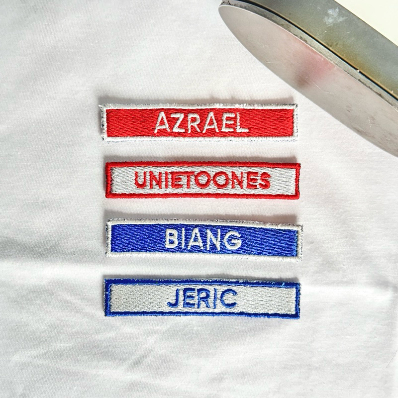 Custom Embroidered Name Patches - Name Cloth & Strips - Tactical ...