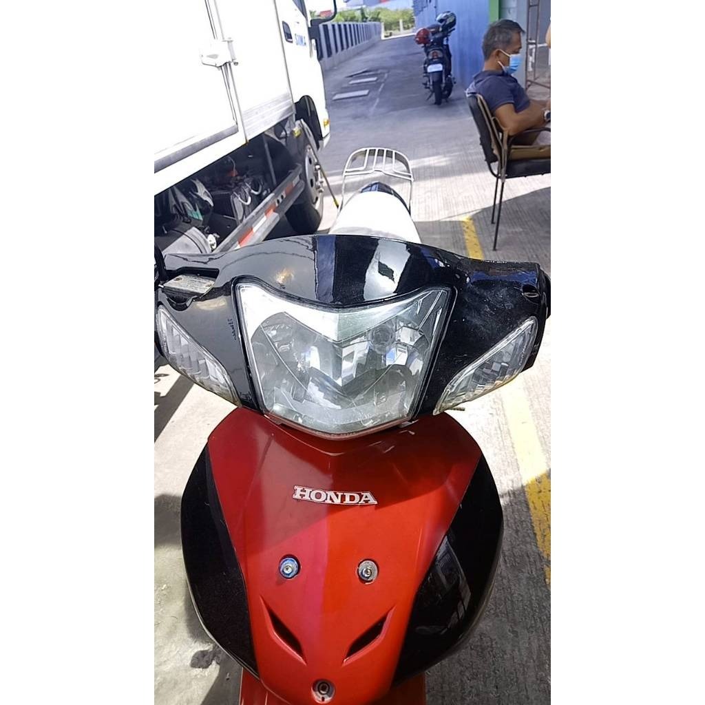 HONDA WAVE100/100R FAIRINGS HEADLIGHT COVER FRONT COWLING DRUM BRAKE ...