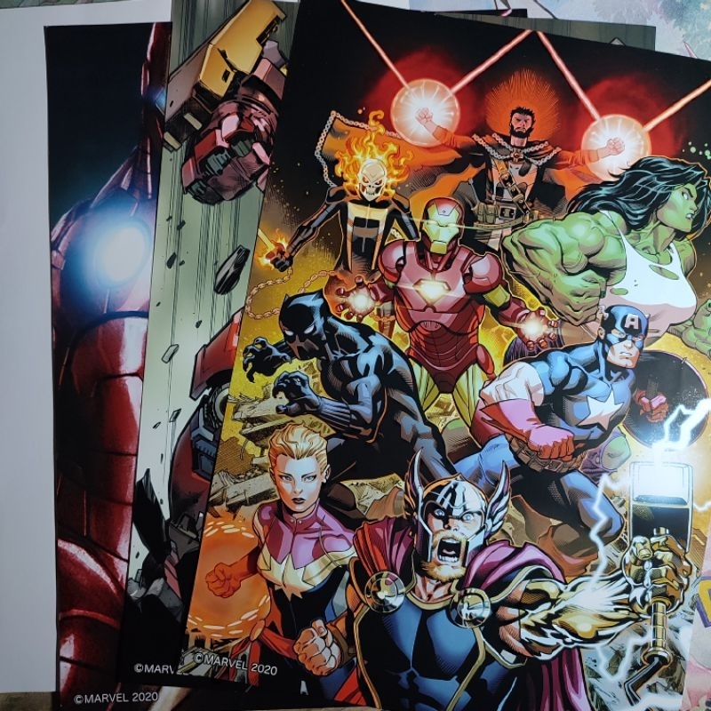 Marvel Comics Mini Promotional Poster Set [3Pcs] | Shopee Philippines