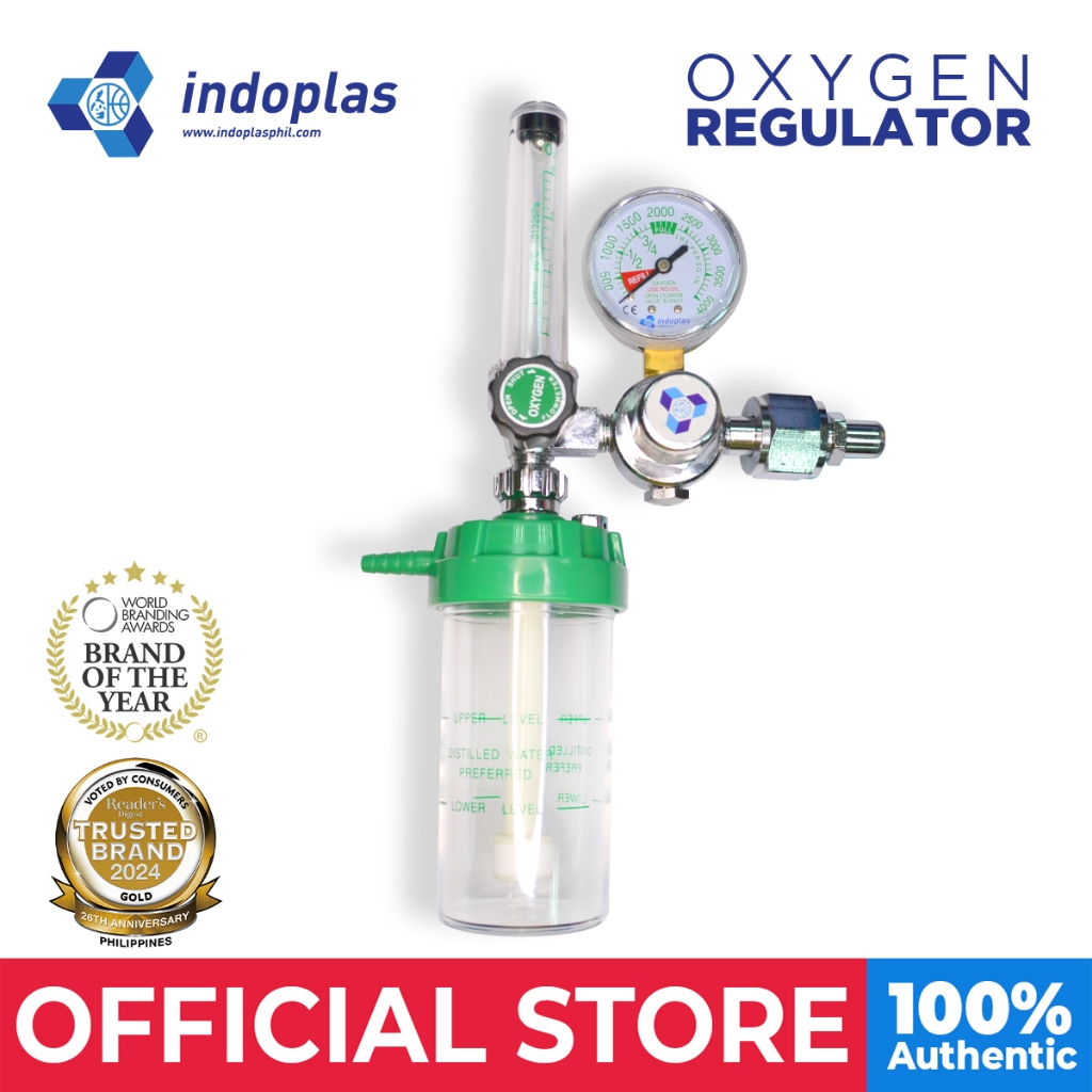 Indoplas Oxygen Regulator | Shopee Philippines
