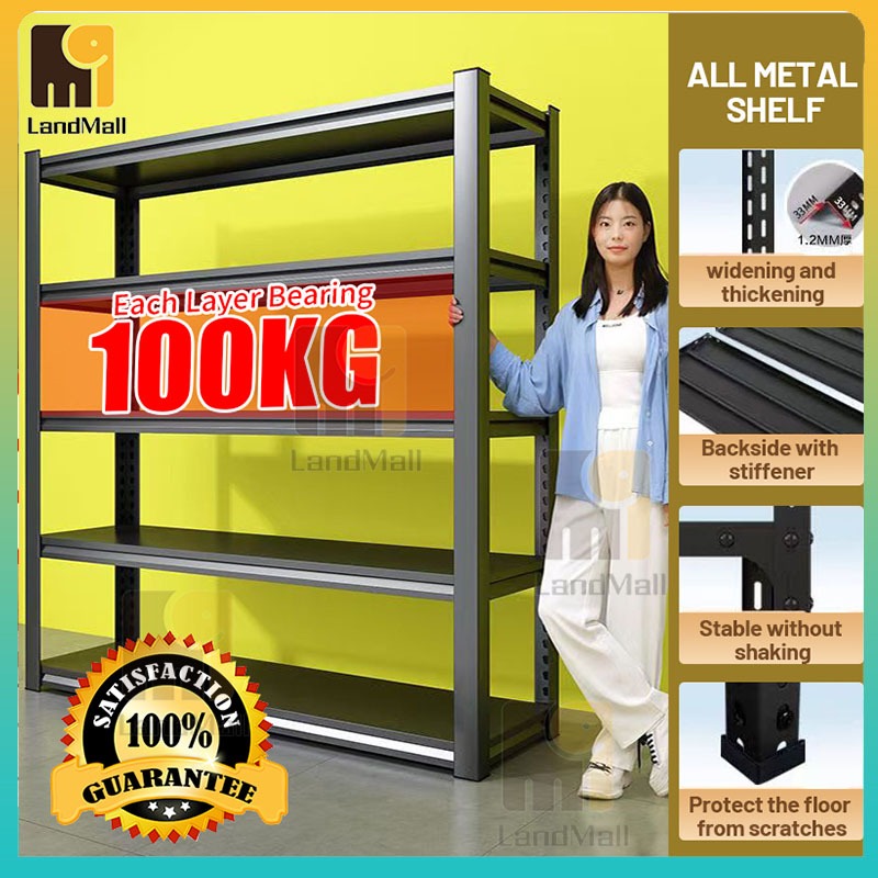 Angle Steel Rack Shelves 3 Layers Storage rack METAL Laminate layer ...