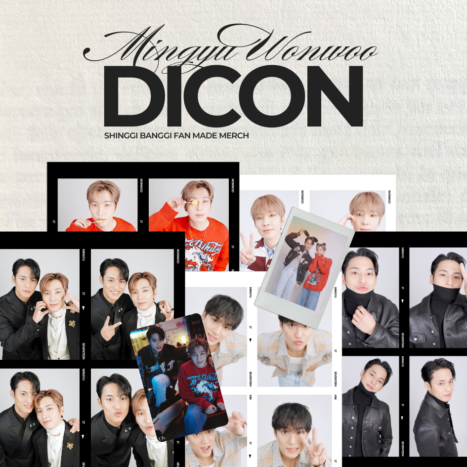 Mingyu Wonwoo MINWON DICON | Fan Made Merch by Shinggi Banggi Cart ...