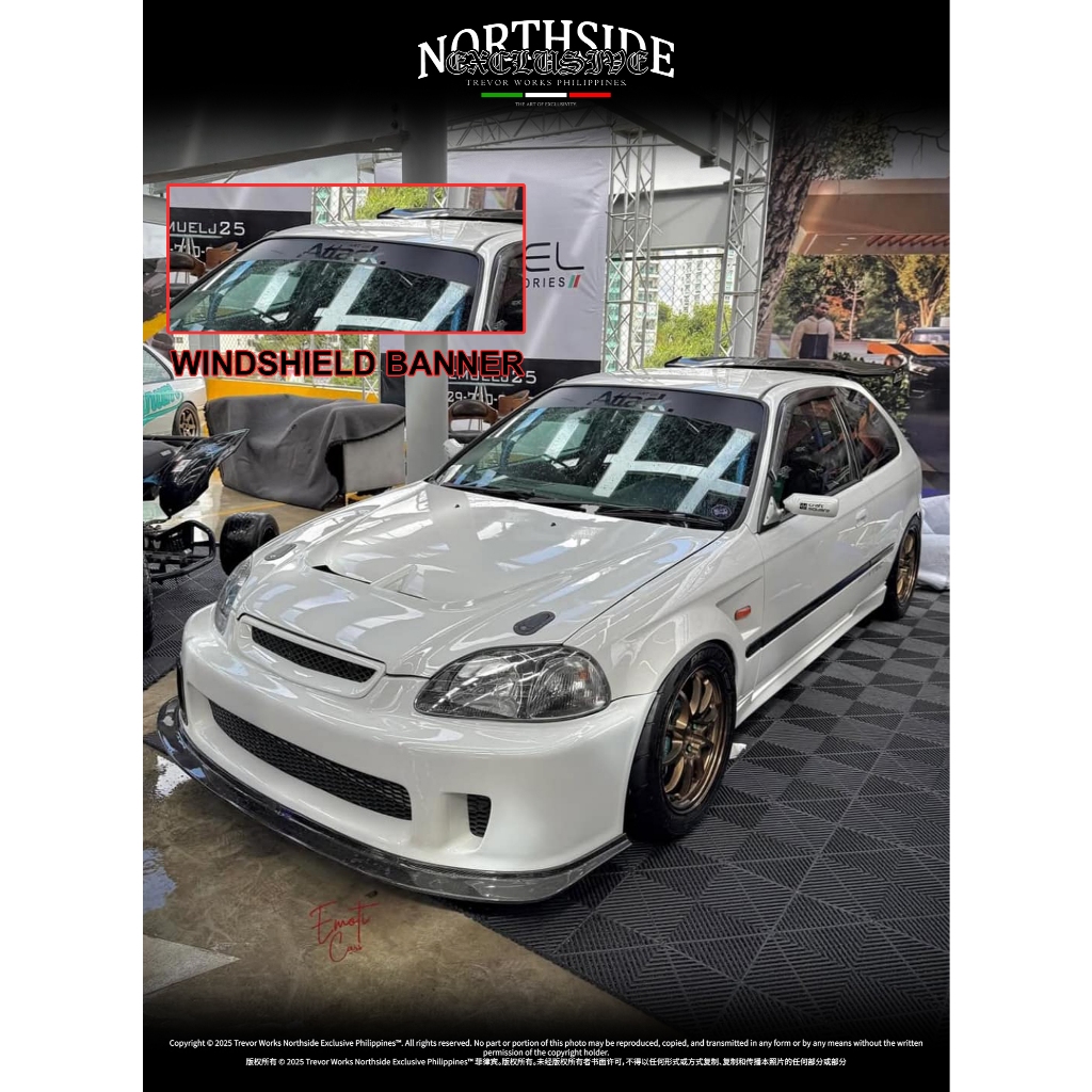 The Art of Attack Custom Windshield Banner for Automotive unit ...