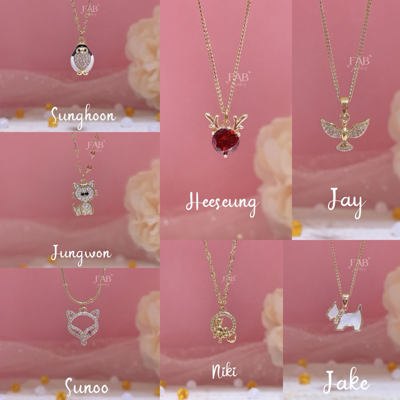 FAB | EN- MEMBERS Jewelry Collection (Stainless Steel) | Shopee Philippines
