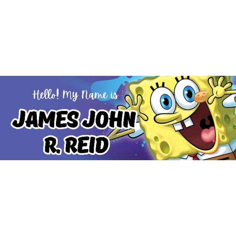 Laminated Name Tag ( 5.5 inches X 2 inches) | Shopee Philippines