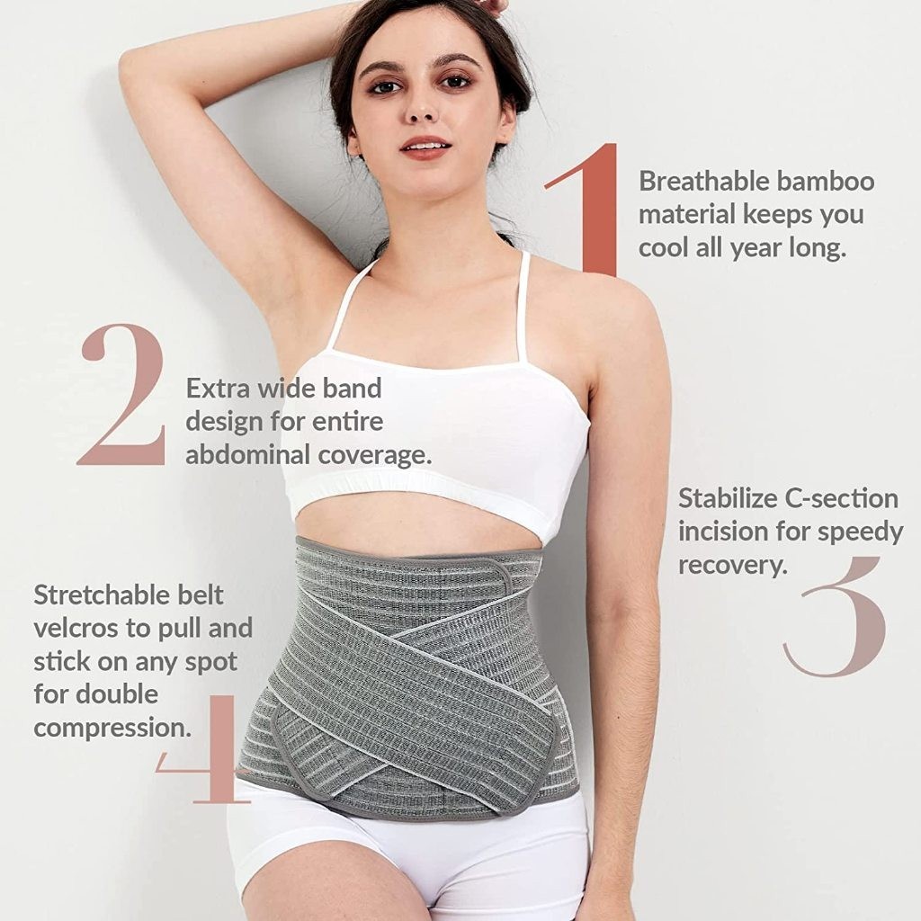 postpartum essentials Nano Bamboo Postnatal Recovery Support Belly Band ...