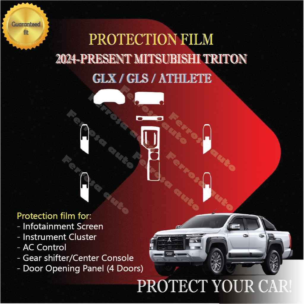 2025-PRESENT MITSUBISHI TRITON PREMIUM INTERIOR PPF FOR GLX/GLS/ATHLETE ...