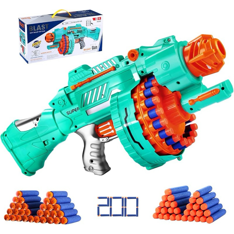 Soft Bullet Toy Gun Blast With Target and 40pcs Soft Bullet for Kids ...