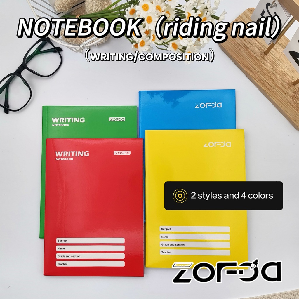 ZOFDA Composition Writing Notebook Grade 1-5 School Supplies Colors ...