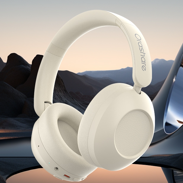 Orashare HS03 Wireless Headphones HIFI Foldable Over-Ear Headset, 17 ...