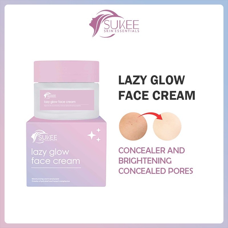 SUKEE Lazy Glow Face Cream Whitening Hydration Moisture Refreshing Face ...