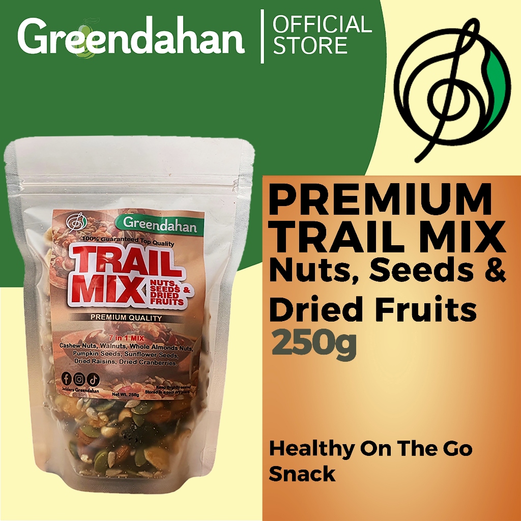 GREENDAHAN/ Premium Quality Trail Mix 250g - 7 in 1 US Mixed Nuts ...
