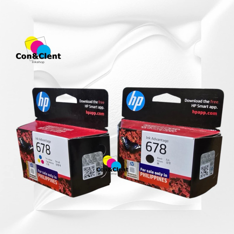 Original ink cartridge 678 black or 678 colored! | Shopee Philippines