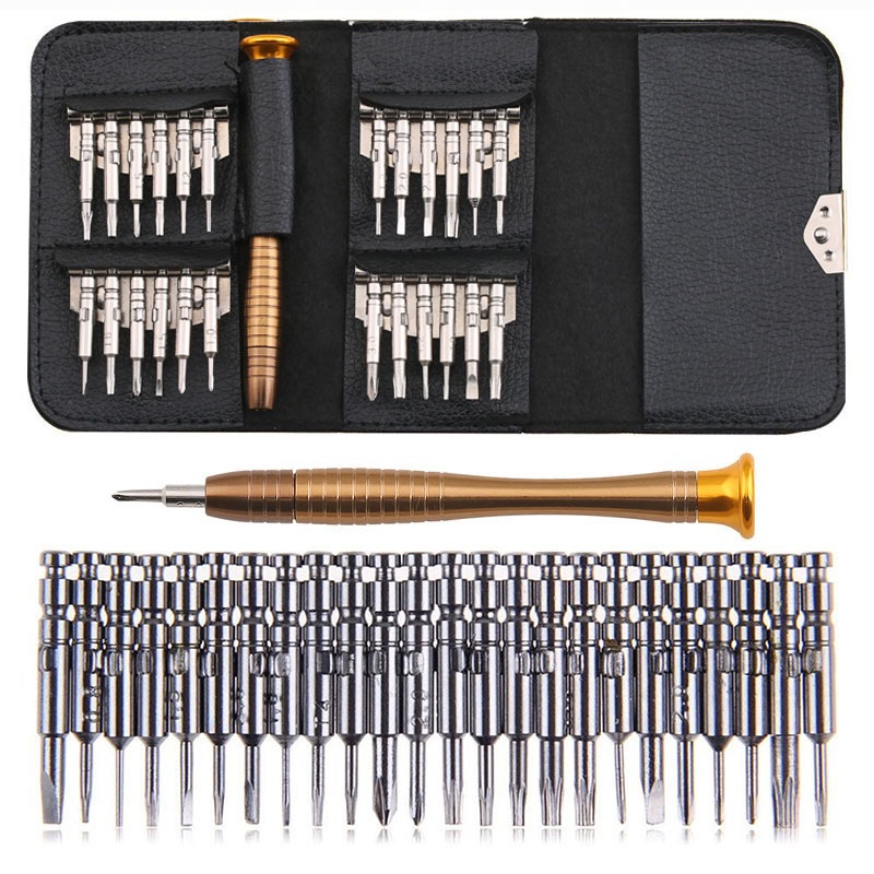 25 In 1 Precision Screwdriver Cell Phone Wallet Repair Tool Kit For ...