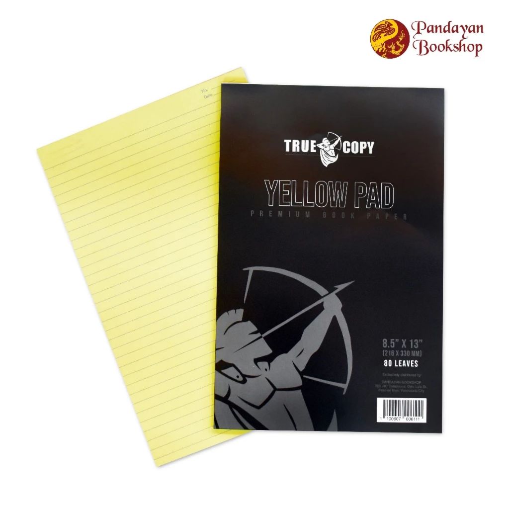 True Copy Yellow Pad Set Premium Book Paper (All 80 Leaves) | Shopee ...