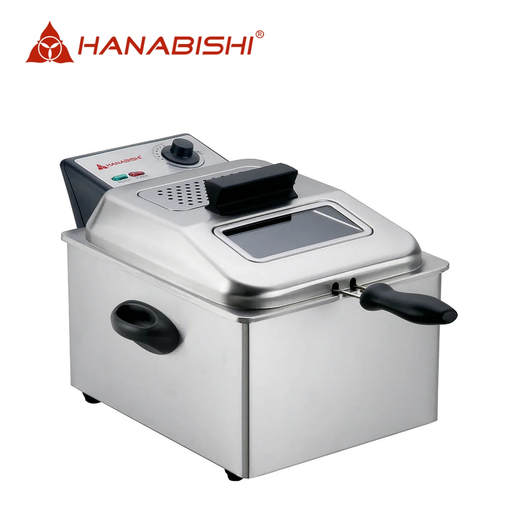 Hanabishi by Winland Quick Fry 6-Liters Deep Fryer Stainless Steel HFRY ...
