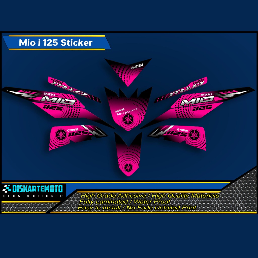 Mio i 125 Striping Sticker | Shopee Philippines