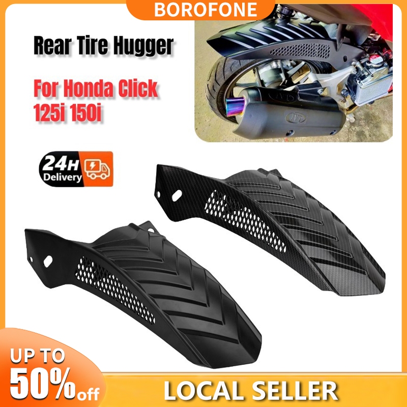 New Style Rear Tire Hugger Mud Guard For Honda Click 125i 150i v3/v2 ...